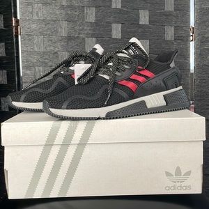 Adidas EQT Cushion ADV. Black/gray/maroon stripes. BRAND NEW!